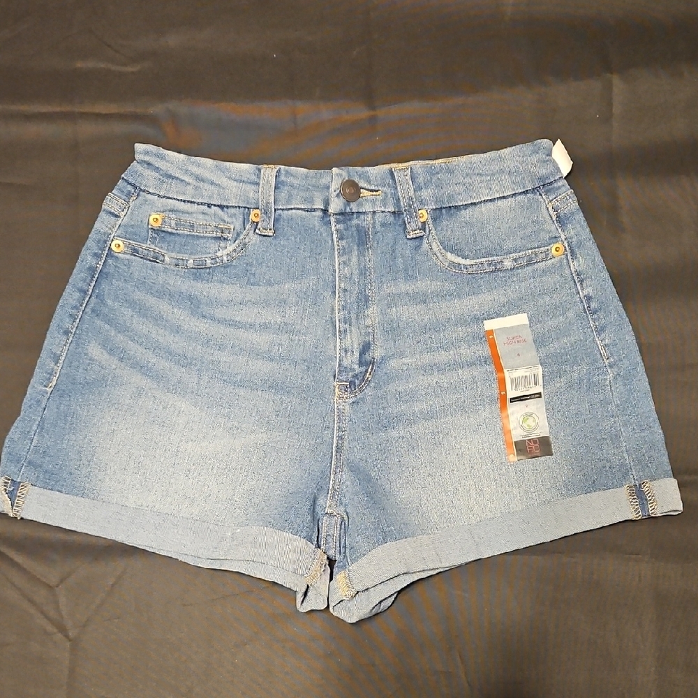 Women's Blue Denim Shorts